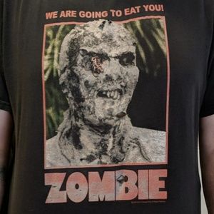 Zombie horror vintage t-shirt